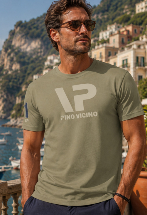Pino Vicino T-Shirt Męski Pv Vp100.002