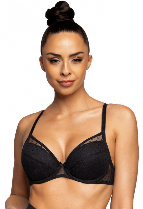 Biustonosz push-up Mat Dotssy M-3714/11 czarny