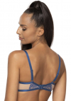 Biustonosz push-up Mat Frances M-3804/11 beżowo-granatowy