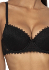 Biustonosz push-up Mat Elif  M-3802/11 czarny