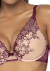 Biustonosz push-up Mat Maureen M-3808/11/1 beżowo-fioletowy