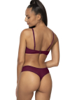 Biustonosz push-up Mat Maureen M-3808/11/1 beżowo-fioletowy