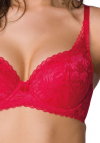 Biustonosz push-up Mat Hannah M-0115/11 czerwony