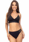 Donna Czarne stringi koronkowe - 245 czarne
