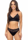 Stringi koronkowe Donna 230 czarne