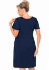 Donna Koszula nocna damska - melania plus size granatowa