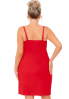 Donna Seksowna koszula nocna plus size - sylvia czerwona plus size