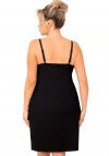 Wiskozowa koszulka nocna plus size Donna Sylvia czarna