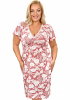 Donna Koszula nocna w kwiaty - tina plus size