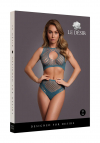 Le Désir Duo Net Key-Hole Bra Set - One Size - Blue
