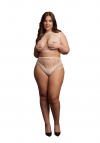 Le Désir Duo Net Key-Hole Bra Set - Size - Nude
