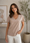 Off Pink Bluzka Macaria