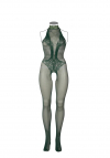 Le Désir Fishnet and Lace Bodystocking - Size