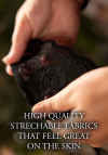 Le Désir Léna - Brief with Open Crotch and Buttocks Adjustable Sliders and Golden Details - One Size - Black