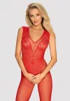 Obsessive Bodystocking N112 Czerwone