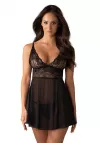 Obsessive Idillia Babydoll - Koszulka + Stringi