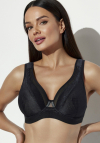 Biustonosz miękki Ava 2307 Black Maxi