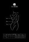 Le Désir Criss Cross Neck Bodystocking - One Size