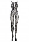 Le Désir Criss Cross Neck Bodystocking - One Size