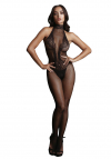 Le Désir Fishnet and Lace Bodystocking - One Size