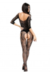 SoftLine Collection Bodystocking,black -