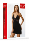 SoftLine Collection Set dress and thong 11012 black
