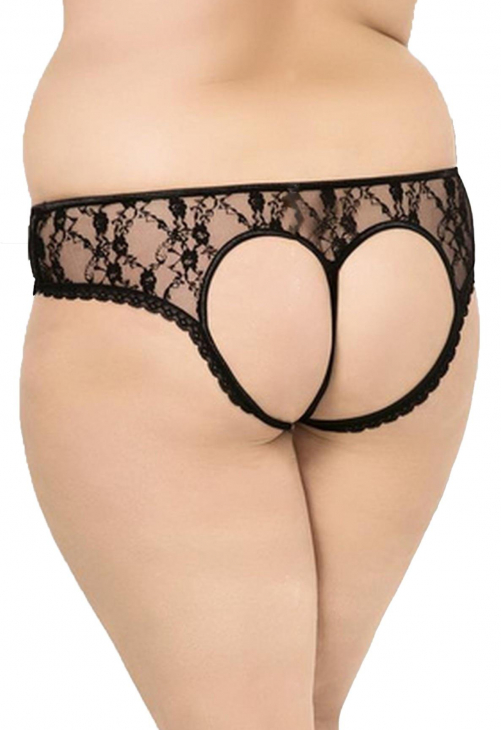 SoftLine Collection String 2472 Plus Size - black