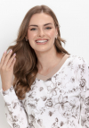 Taro 3630 Piżama Damska Długa Selmia M-Xl