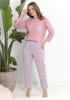 Taro 3629 Piżama Damska Długa Agnessa S-Xl