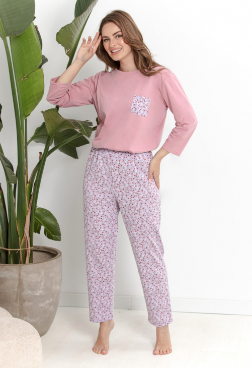 Taro 3629 Piżama Damska Długa Agnessa S-Xl