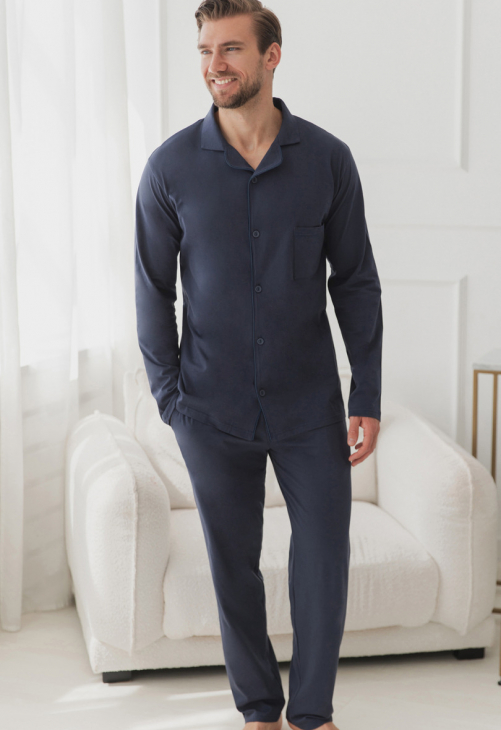 Taro 3616 Piżama Męska Długa Arturo M-2Xl