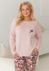 Taro 3653 Piżama Damska Długa Ardenia 2Xl-3Xl