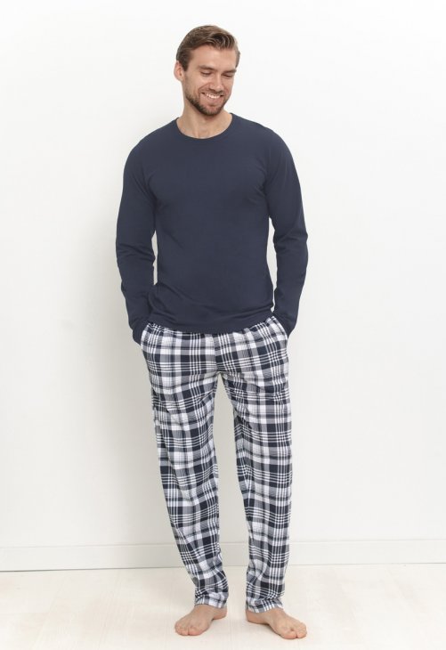 Taro 3664 Piżama Męska Długa Dante M-2Xl