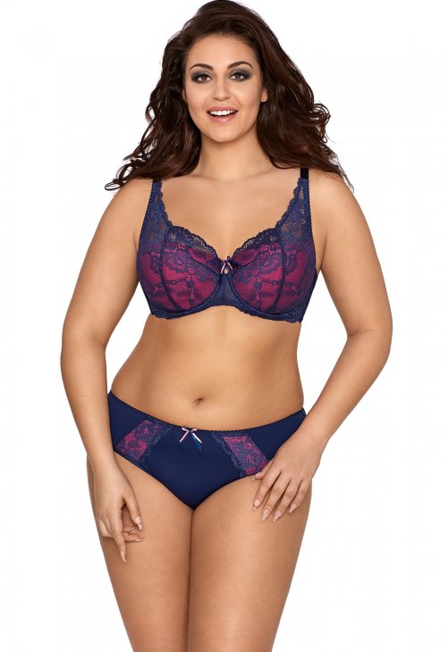 Axami Figi Model V-9413 Blue Lagoon Navy/Pink