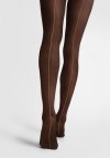 Fiore MARRONE - Rajstopy 40 DEN