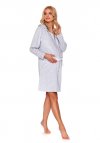 Doctor Nap Welurowy damski szlafrok SWO.1008