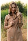 Doctor Nap Szlafrok typu homewear z bawełny organicznej Wood SMZ.9756