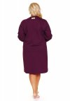 Doctor Nap Bawełniany szlafrok plus size SMZ.7319