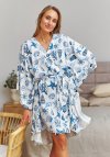 Doctor Nap Białe kimono z wiskozy Seaside bestseller SWW.7432