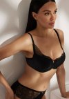 Biustonosz push-up balkonetka Ava 2315 czarny