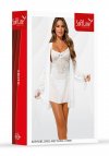 SoftLine Collection Bathrobe,dress and thong 110896 white