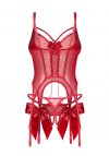 Obsessive Gifty Red gorset i stringi