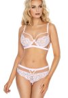 Róża Biustonosz push up Biustonosz Push-up Model Torfi 158805 White