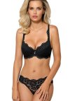 Róża Biustonosz push up Biustonosz Push-up Model Newia 120369 Black