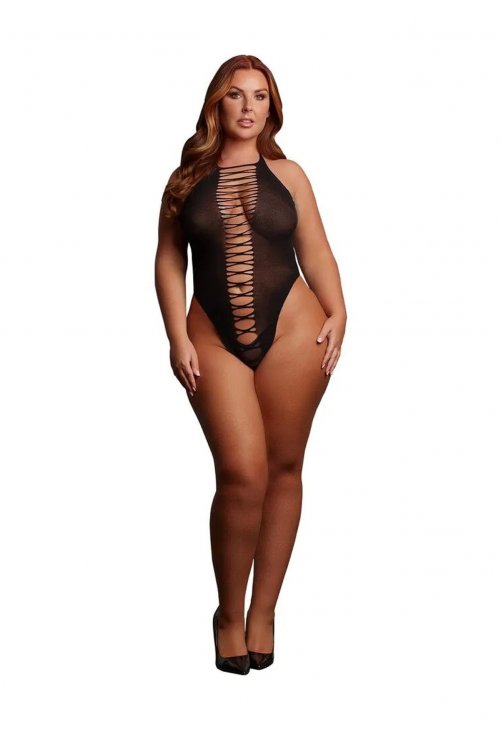 Le Désir Jordan - Open Work Body - Size - Black