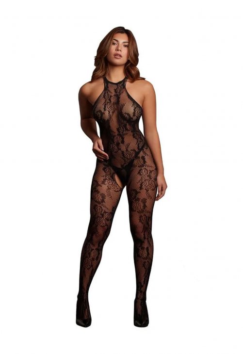 Le Désir Matilda - Lace Bodystocking - One Size - Black