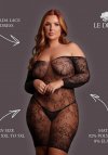 Le Désir Matilda - Lace Mini Dress - Size - Black