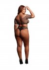 Le Désir Melia - Open Work Set - Size - Black