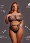 Le Désir Melia - Open Work Set - Size - Black