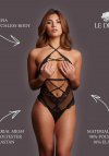 Le Désir Olympia - Crotchless Body - One Size - Black